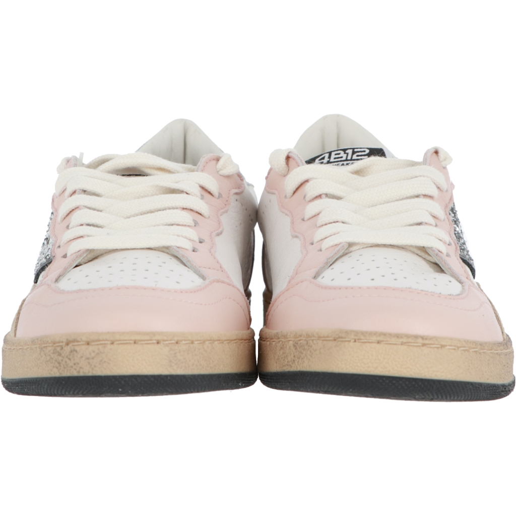 Scarpe 4B12 Donna Play New D 150 ROSA BIANCO