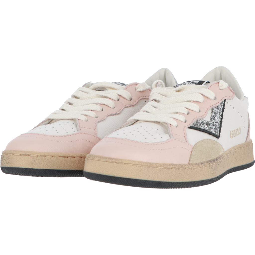 Scarpe 4B12 Donna Play New D 150 ROSA BIANCO