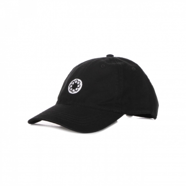 cappellino visiera curva uomo logo dad hat BLACK