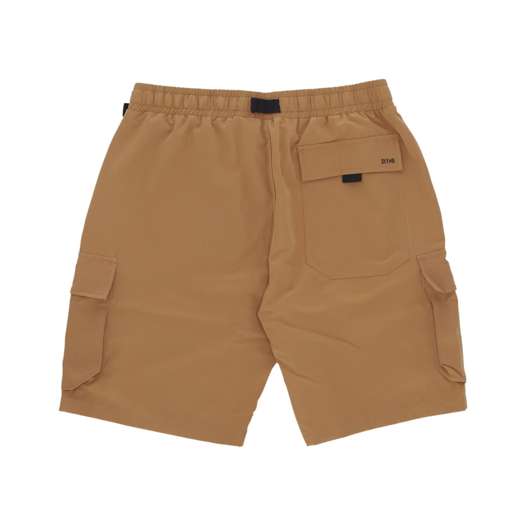 pantalone corto uomo techno cargo shorts BEIGE