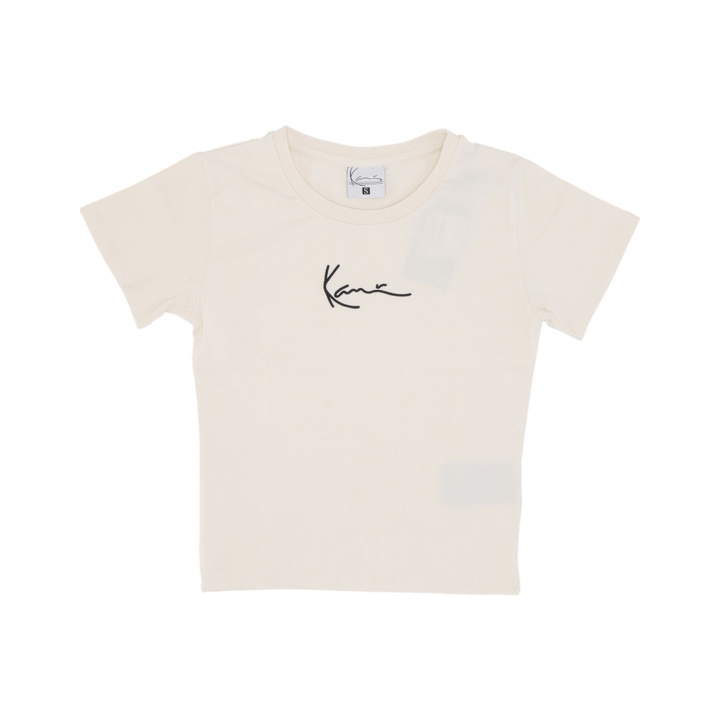 maglietta corta donna w essential short tee OFF WHITE