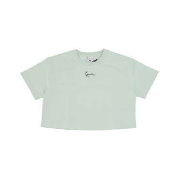 maglietta corta donna w essential crop tee LIGHT MINT