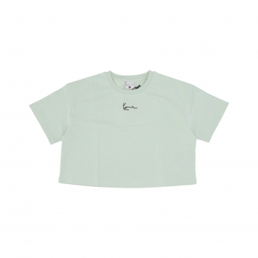 maglietta corta donna w essential crop tee LIGHT MINT