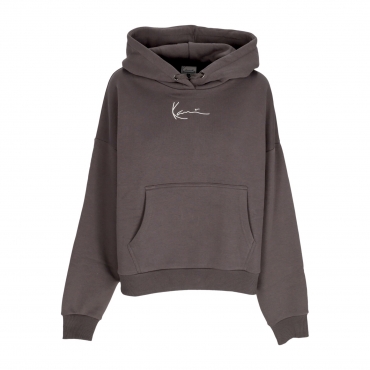 felpa cappuccio donna w essential os hoodie ANTHRACITE