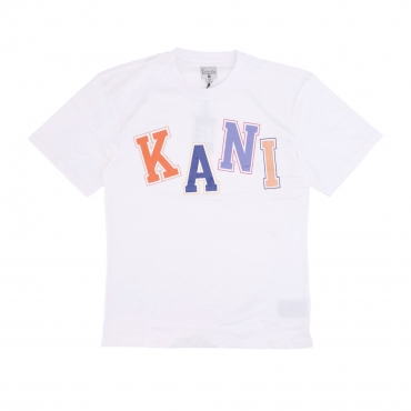 maglietta uomo multicolor logo tee WHITE