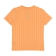 maglietta donna w pinstripe os tee ORANGE/OFF WHITE