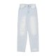 jeans uomo baggy five pocket heavy distressed denim pant LIGHT BLUE