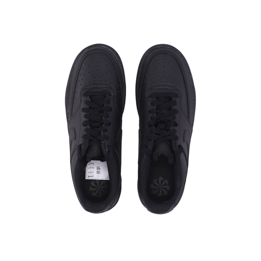 scarpa bassa uomo court vision low next nature BLACK/BLACK/BLACK