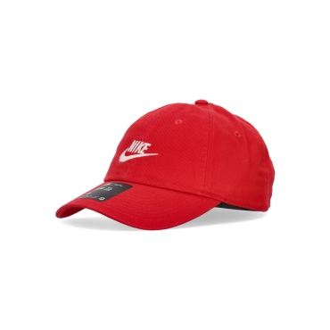 cappellino visiera curva uomo club cap futura washed UNIVERSITY RED/WHITE