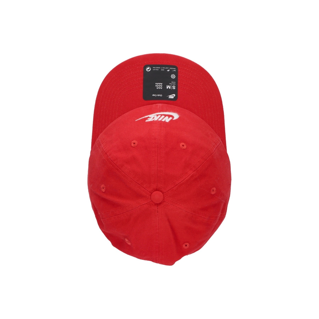 cappellino visiera curva uomo club cap futura washed UNIVERSITY RED/WHITE