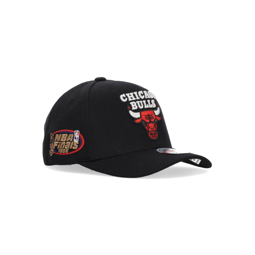 cappellino visiera curva uomo nba top spot classic red chibul BLACK