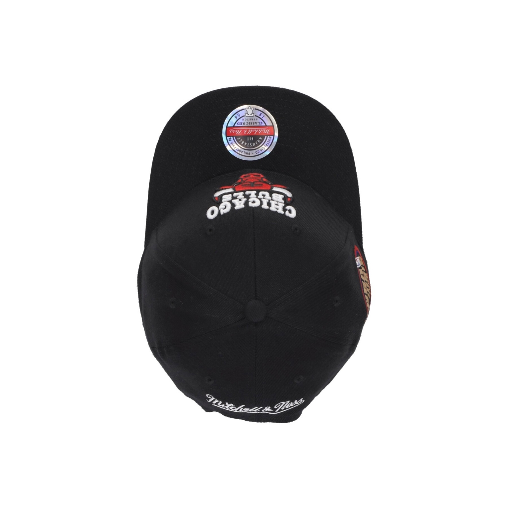 cappellino visiera curva uomo nba top spot classic red chibul BLACK