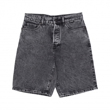 jeans corto uomo loose denim shorts GREY BLEACHED