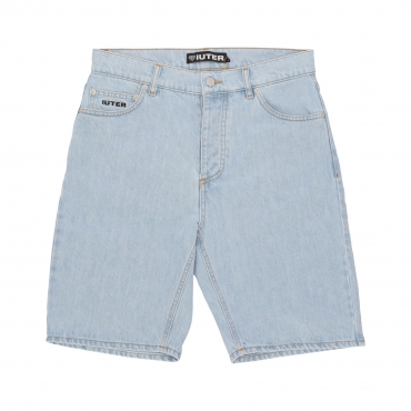 jeans corto uomo regular denim shorts LIGHT BLUE