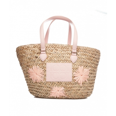 Rafia shopper Seasalt pink