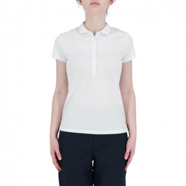 Polo Sun 68 Donna Polo Slim Fit Elast 01 BIANCO