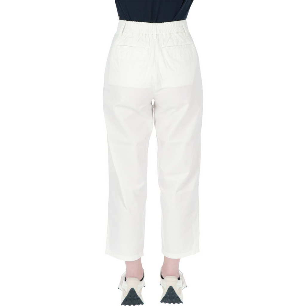 Pantalone Sun 68 Donna Formal Elastic Belt 31 BIANCO PANNA