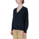 Maglia ScotchSoda Donna RelaXed V Neck Pullover 0002 NIGHT