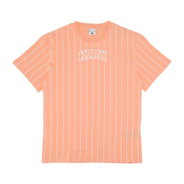 maglietta uomo serif pinstripe tee APRICOT/WHITE