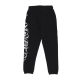 pantalone tuta leggero uomo side logo pant BLACK/ST WHITE