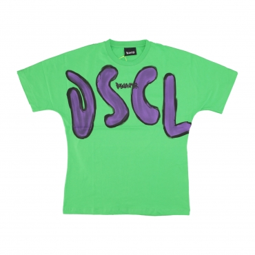 maglietta uomo large letter logo tee LIME