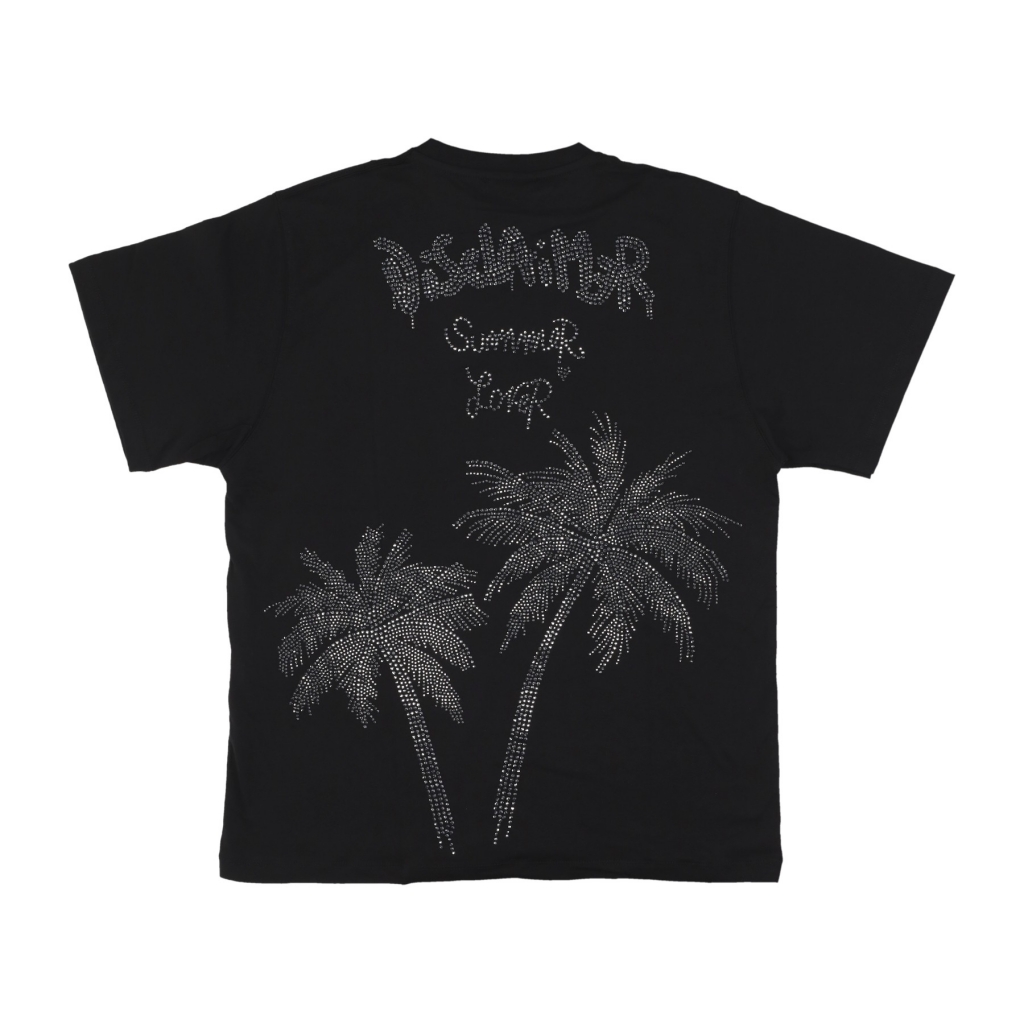 maglietta donna w summer lover strass tee BLACK