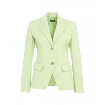 Blazer monopetto verde chiaro