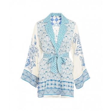 Kimono Lucia Amalfi blu