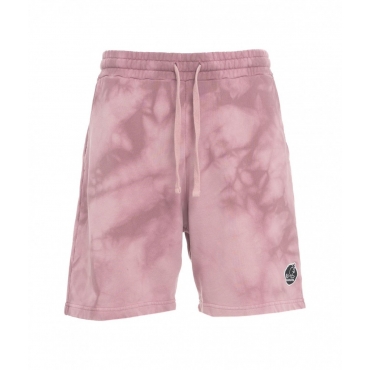 Tie-Dye bermuda rosa antico