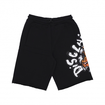 pantalone corto tuta uomo tiger short BLACK