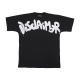 maglietta donna w logo maxi tee BLACK/ST WHITE