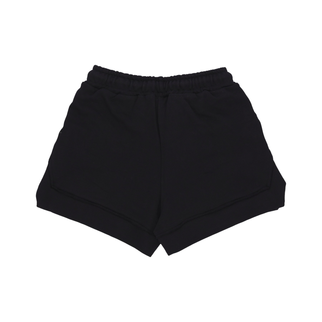 pantaloncino donna w logo short BLACK/ST WHITE