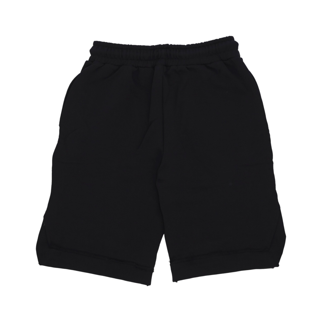 pantalone corto tuta uomo logo short BLACK/ST WHITE