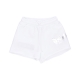 pantaloncino donna w side logo short WHITE