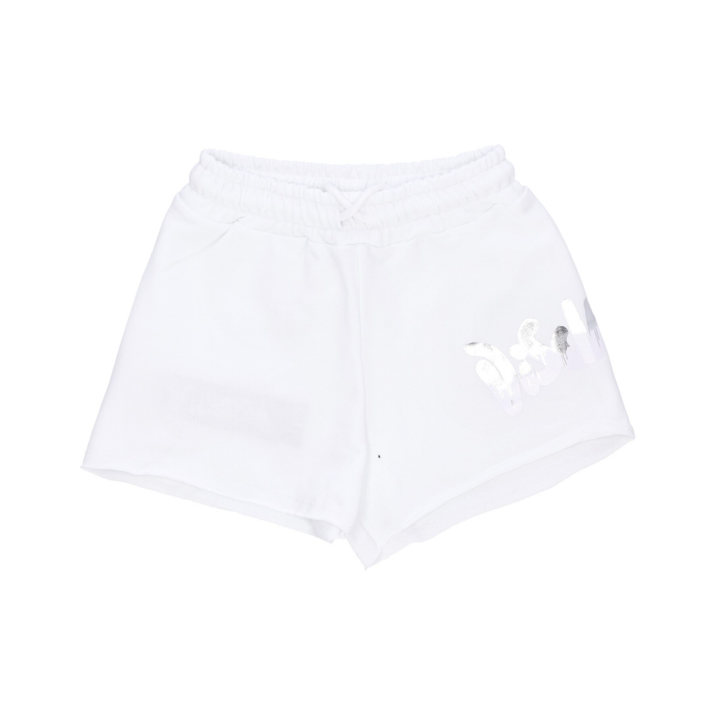 pantaloncino donna w side logo short WHITE