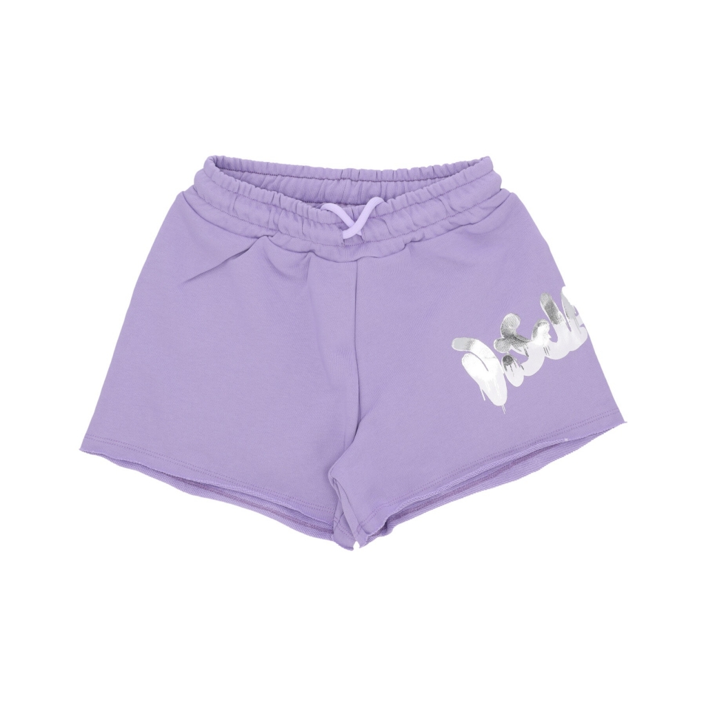 pantaloncino donna w side logo short LILAC