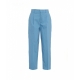 Pantaloni con piega azzurro