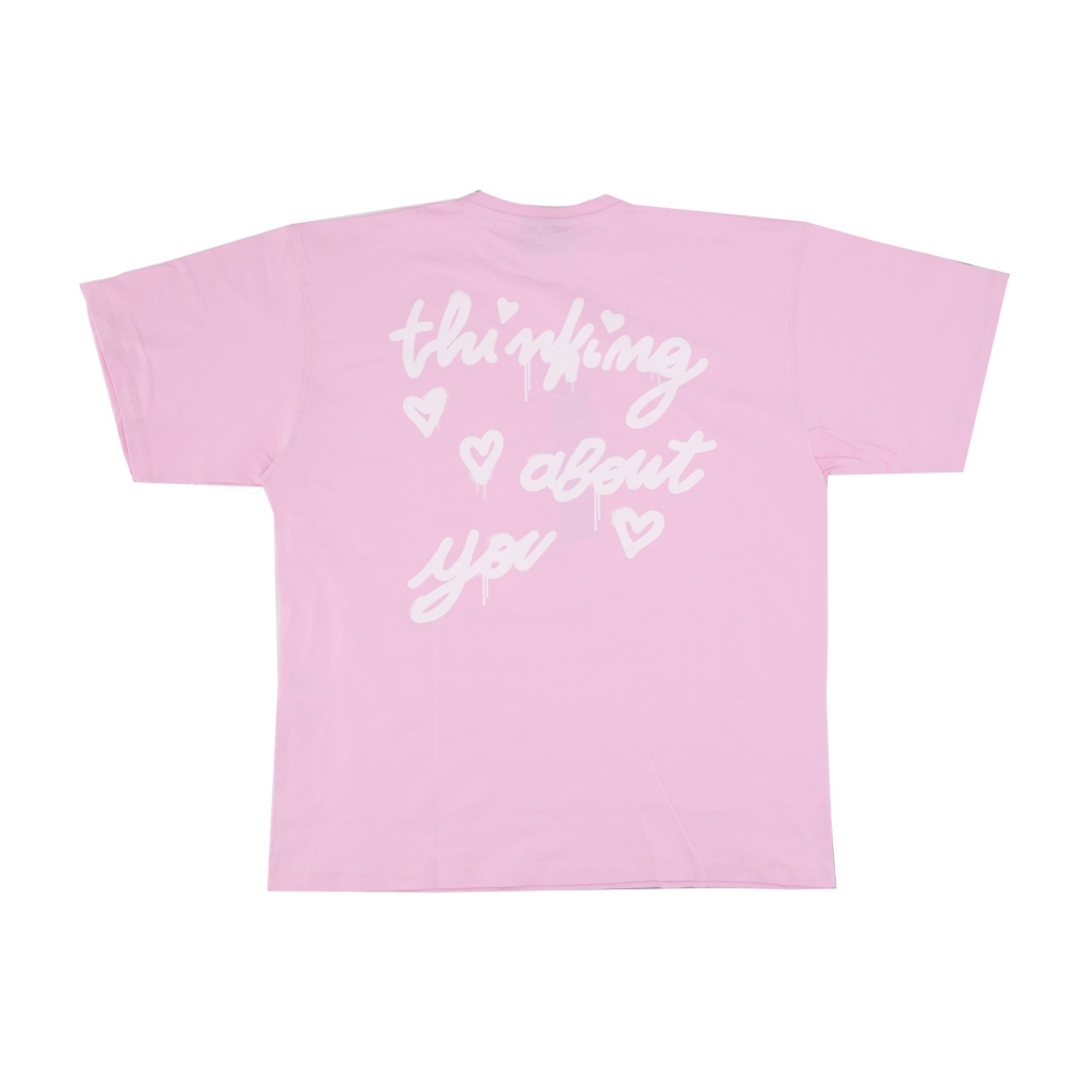 maglietta donna w thinking about you maxi tee PINK