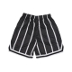 pantaloncino tipo basket uomo striped mesh shorts BLACK/WHITE