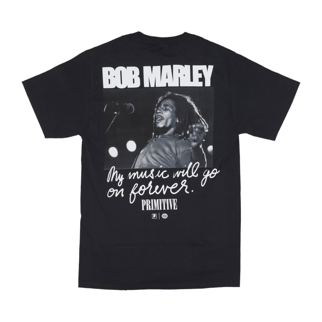 maglietta uomo forever tee x bob marley BLACK