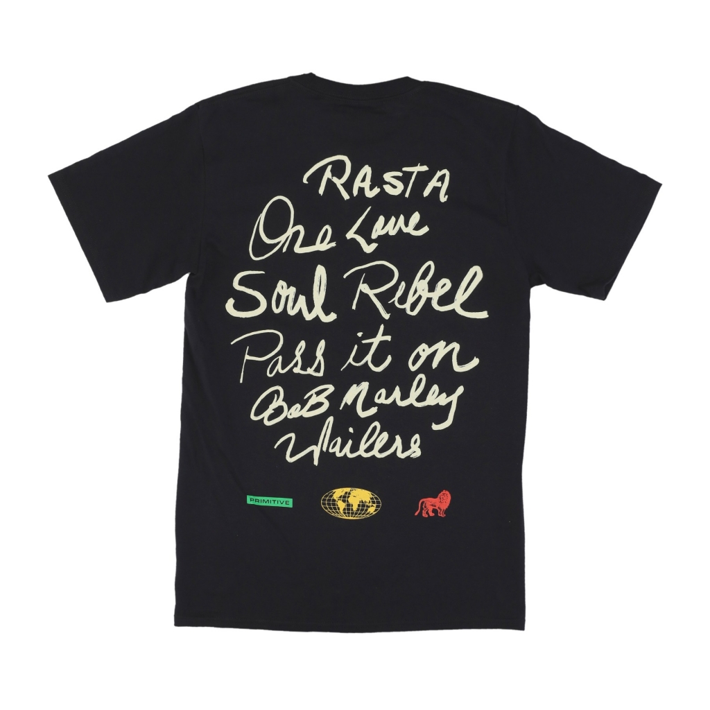 maglietta uomo one love tee x bob marley BLACK