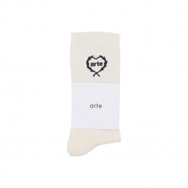 calza media uomo small heart socks CREAM