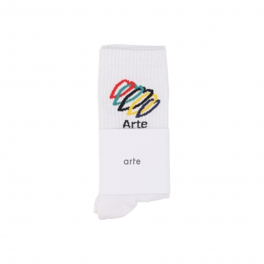 calza media uomo hearts socks WHITE