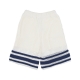 pantalone corto uomo shane knit stripe short WHITE
