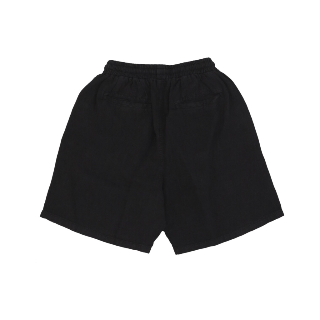 pantalone corto uomo jan linnen short BLACK