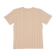 maglietta donna w small signature star pinstripe os tee SAND/OFF WHITE