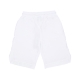 pantalone corto tuta uomo logo short WHITE/ST BLACK
