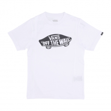 maglietta ragazzo off the wall tee WHITE/BLACK