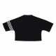 maglietta corta donna w tee BLACK/WHITE