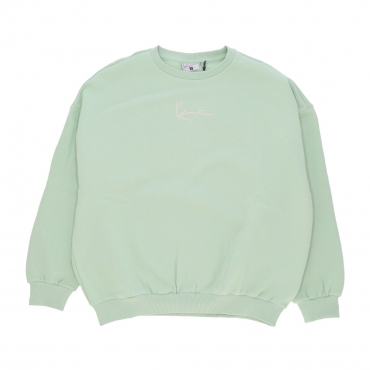 felpa girocollo donna w diner crew LIGHT MINT